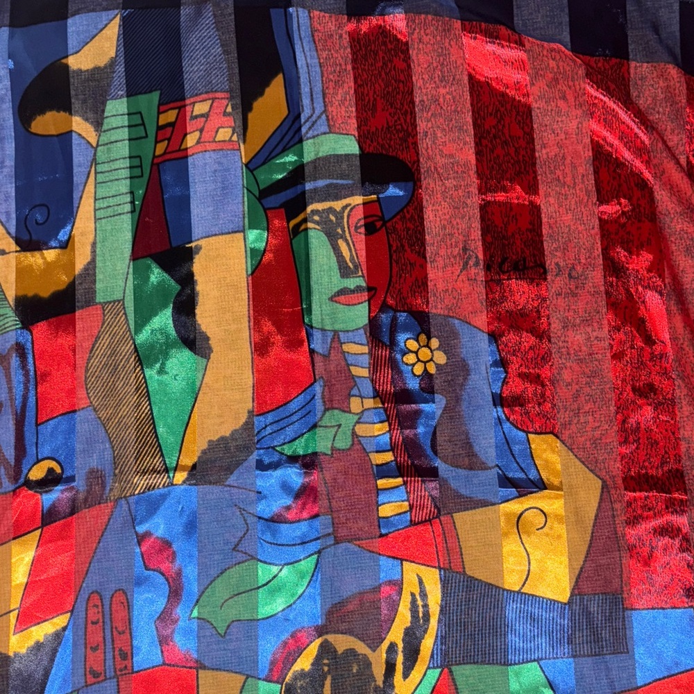PICASSO Colorful Abstract Art Scarf